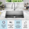 30&rdquo; Undermount Stainless Steel Single Bowl Kitchen Sink&nbsp;with Accessories